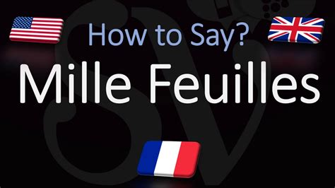 mille feuille pronunciation french.